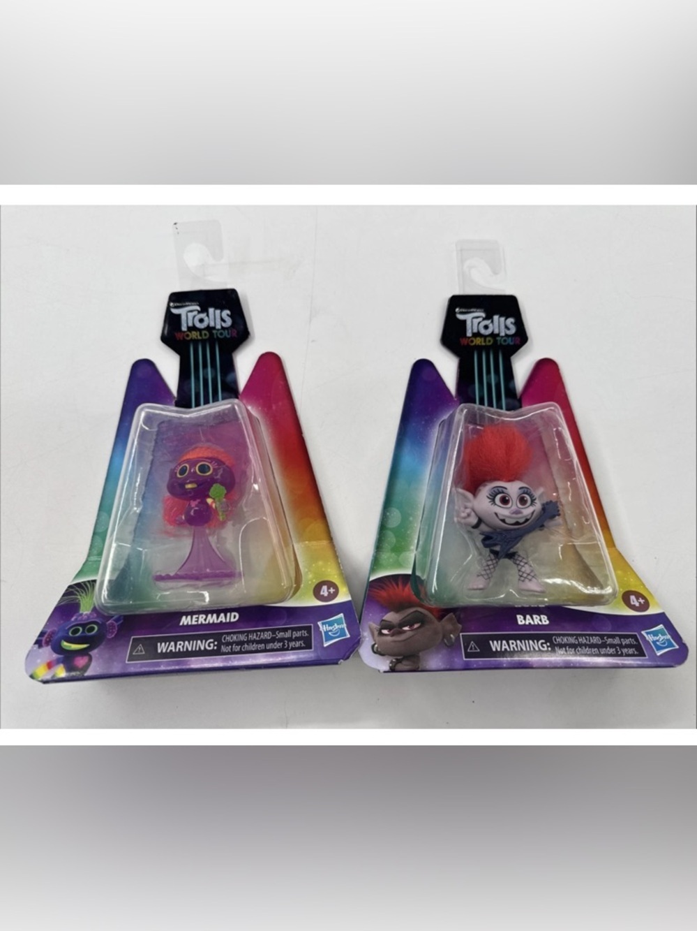 Barb & Mermaid Trolls Lot of 2 DreamWorks World Tour Collectible Doll 2019 NEW